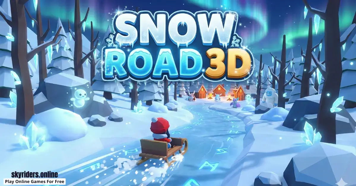 Play Snow Road 3D Online For Free